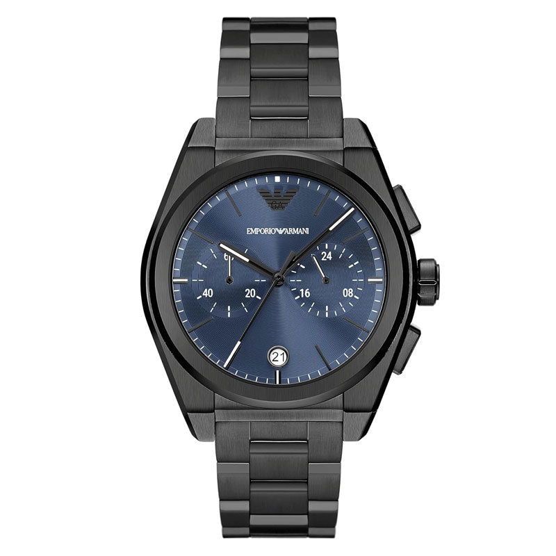 Montre Emporio Armani Avec Cadran Bleu Pour Homme - AR11561