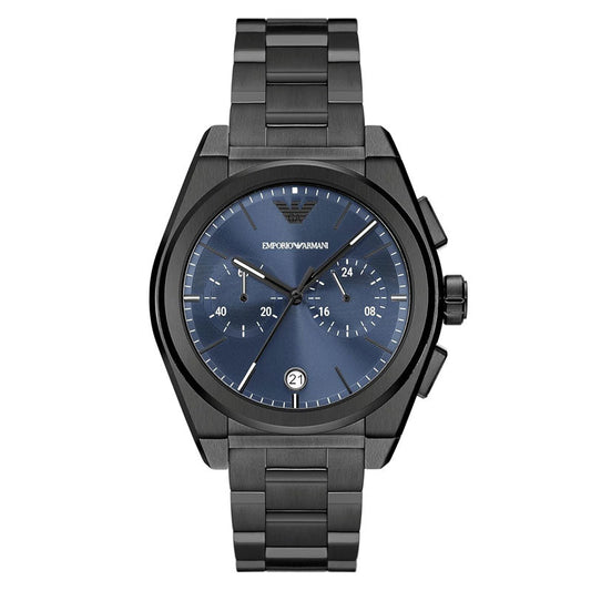 Montre Emporio Armani Avec Cadran Bleu Pour Homme - AR11561