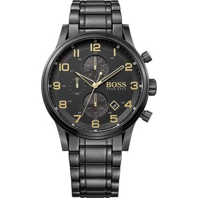Montre Hugo Boss Acier Noir Pour Homme - 1513275