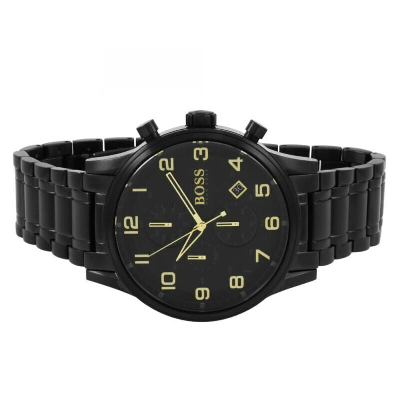 Montre Hugo Boss Acier Noir Pour Homme - 1513275