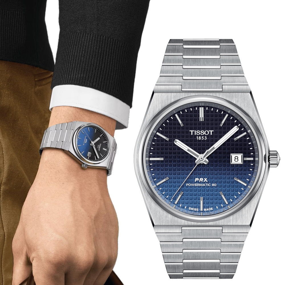 Montre Tissot Prx blue 
T1374071105101