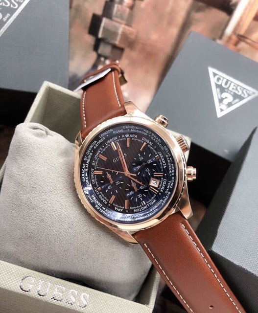 Montres Guess Homme PURSUIT W0500G1, Cuir