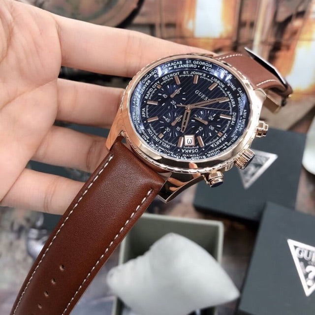 Montres Guess Homme PURSUIT W0500G1, Cuir