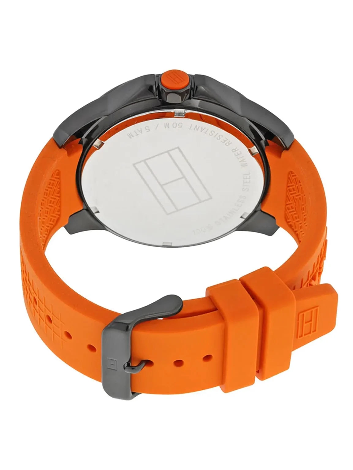 Tommy Hilfiger Men’s Quartz Orange Silicone