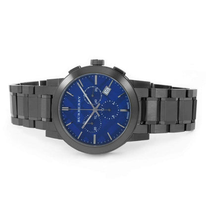 Montre Burberry Acier Noir Pour Homme - BU9365