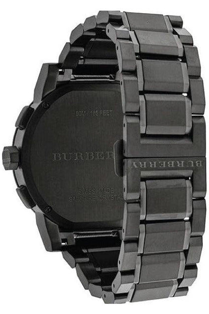 Montre Burberry Acier Noir Pour Homme - BU9365
