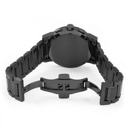 Montre Burberry Acier Noir Pour Homme - BU9365
