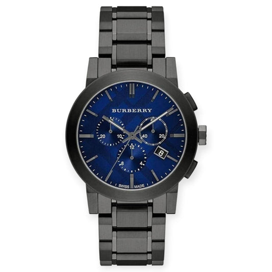 Montre Burberry Acier Noir Pour Homme - BU9365