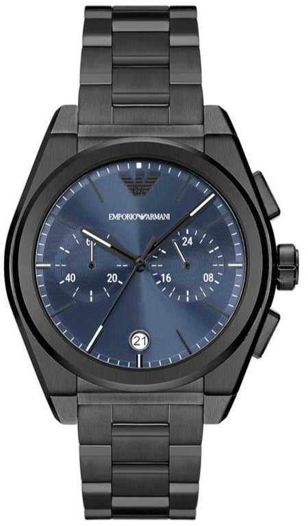 Montre Emporio Armani Avec Cadran Bleu Pour Homme - AR11561