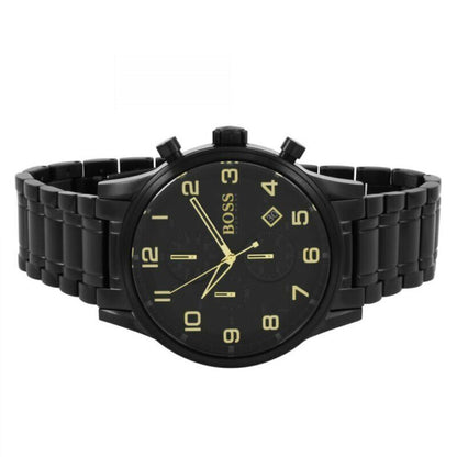 Montre Hugo Boss Acier Noir Pour Homme - 1513275