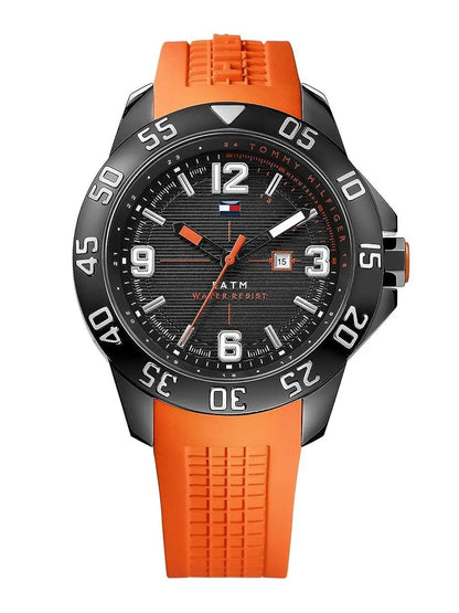 Tommy Hilfiger Men’s Quartz Orange Silicone