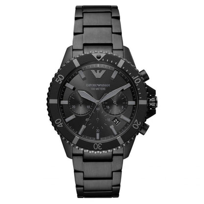 Emporio Armani Montre multifonction en acier inoxydable