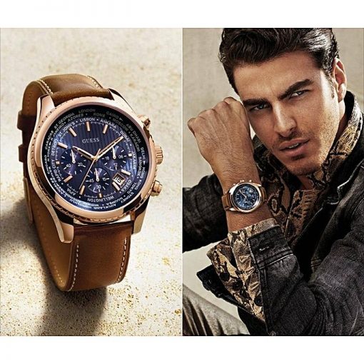 Montres Guess Homme PURSUIT W0500G1, Cuir