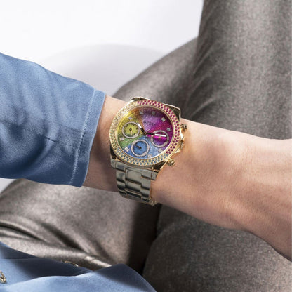 Guess Sol Rose Gold Tone Ladies Watch GW0483L3