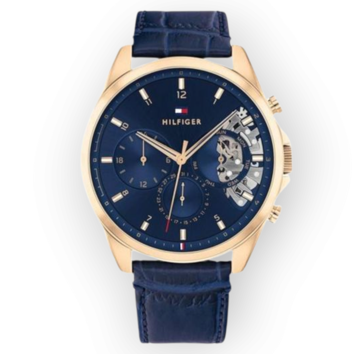 Montre Tommy Hilfiger 1710451, bleu, bracelet.