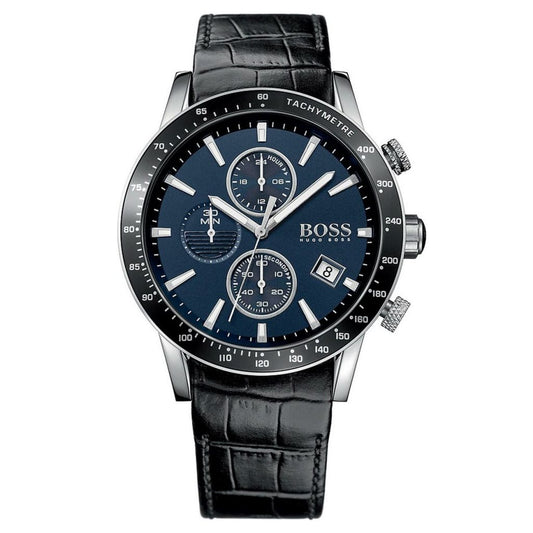 montre homme H-B chronographe bleu 1513391