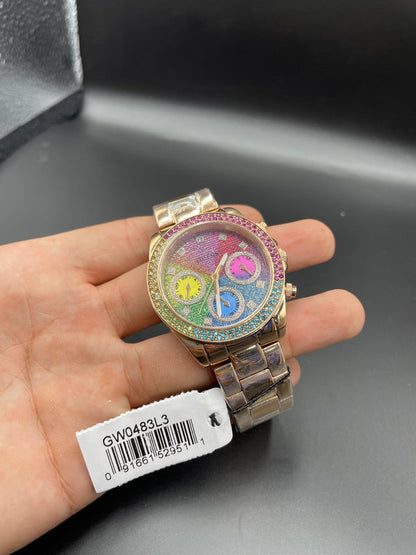 Guess Sol Rose Gold Tone Ladies Watch GW0483L3